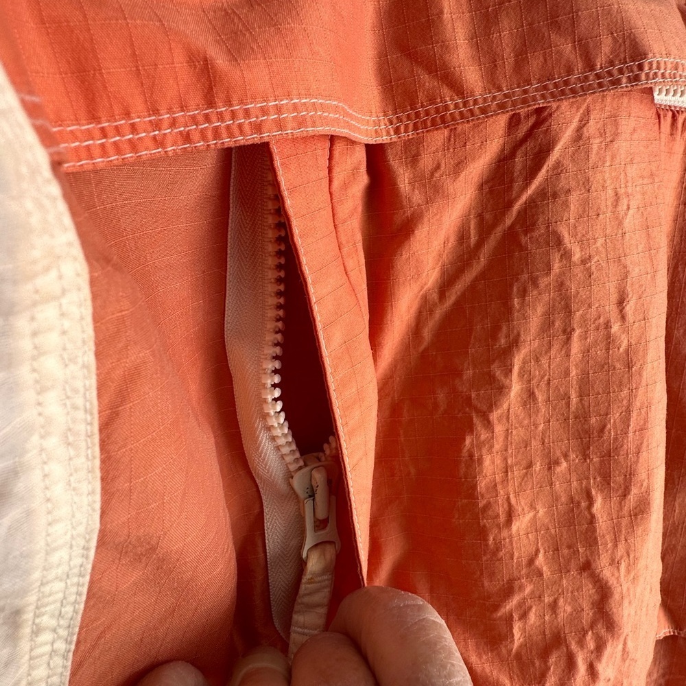TOMMY HILFIGER Men Vintage Rare 90s Orange Hooded Sail Newport Windbreaker Sz L - Picture 5 of 13